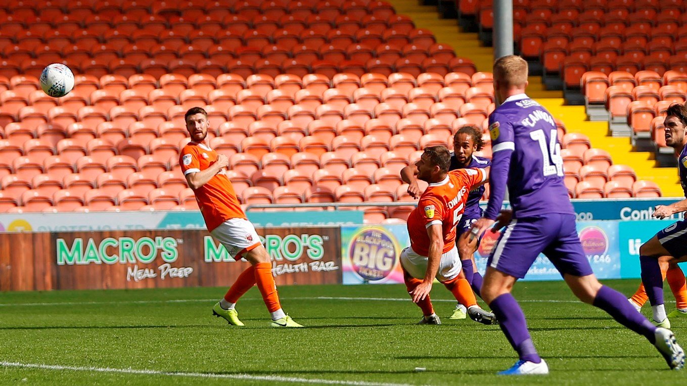 Marcus Harness scores for Pompey at Blackpool