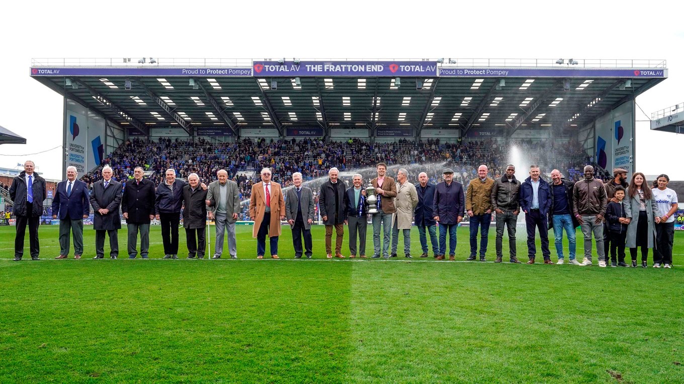 Former players day at Fratton Park