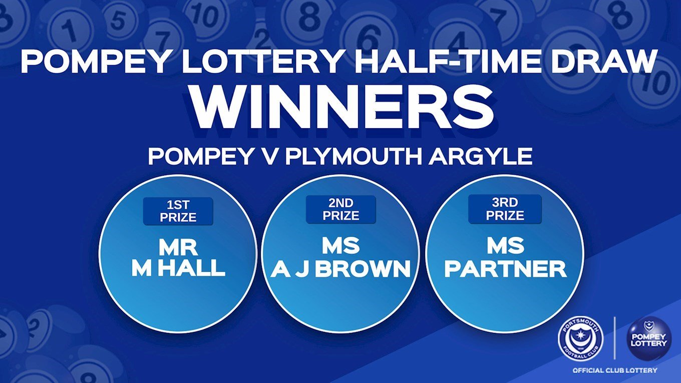 Pompey v Plymouth half-time draw