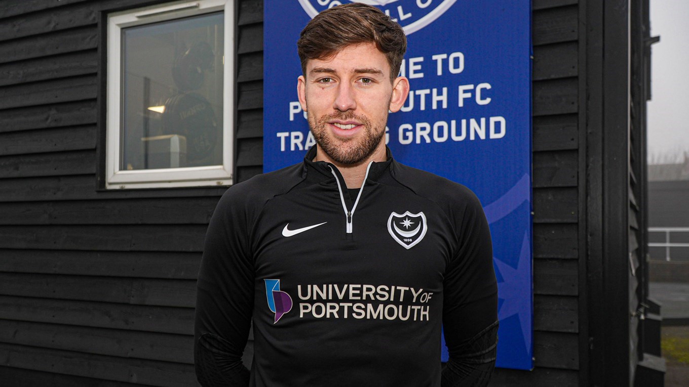 Callum Lang signs for Pompey