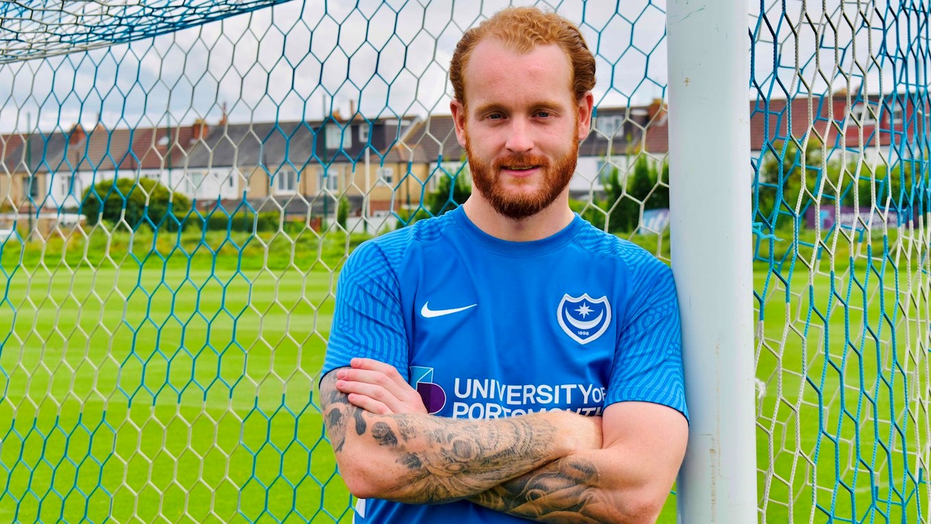 Connor Ogilvie signs for Pompey
