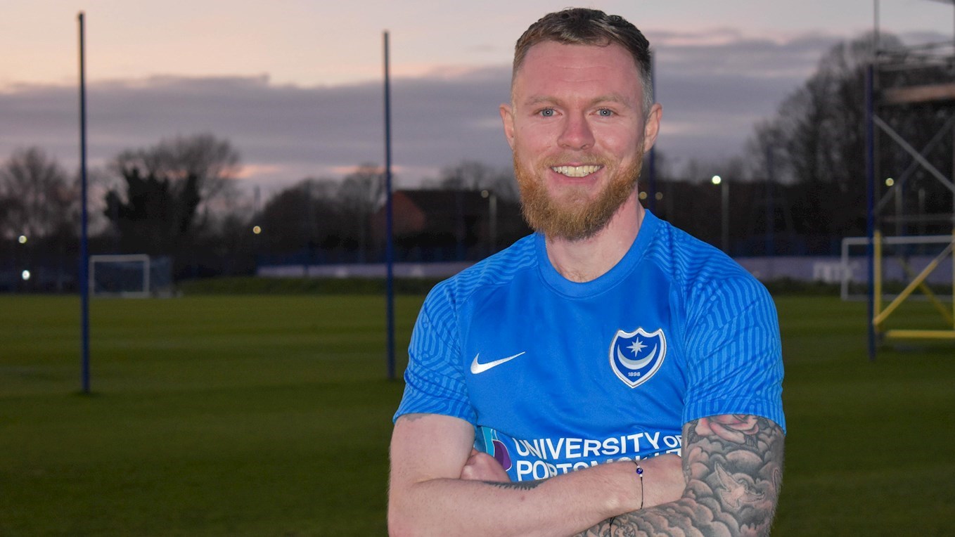 Aiden O’Brien signs for Pompey