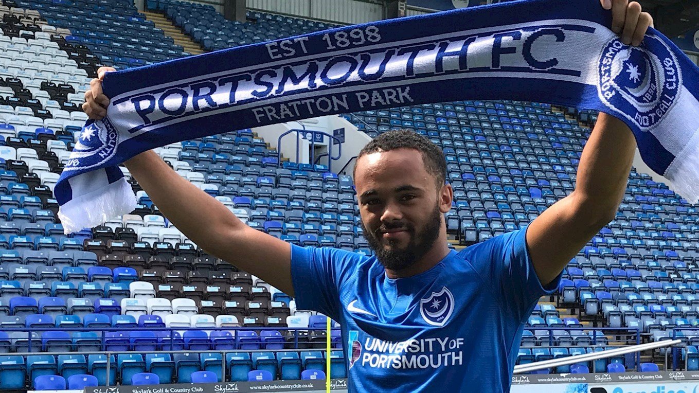 Anton Walkes signs for Pompey