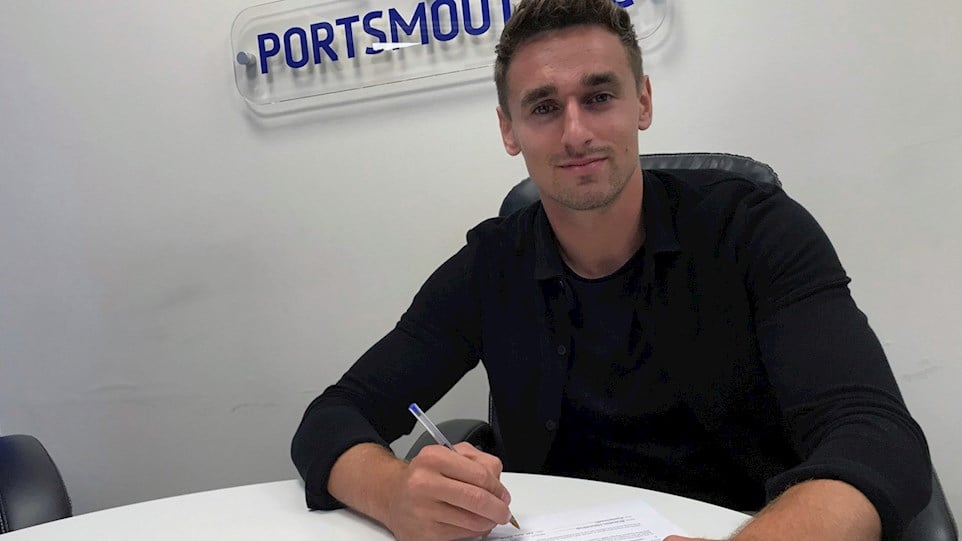 Brandon Haunstrup signs a new Pompey contract