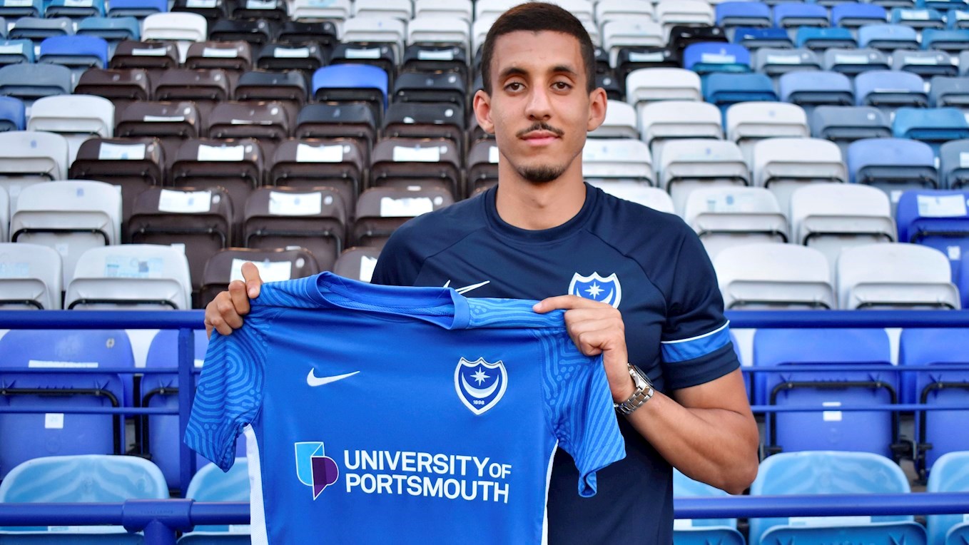 Gassan Ahadme signs for Pompey