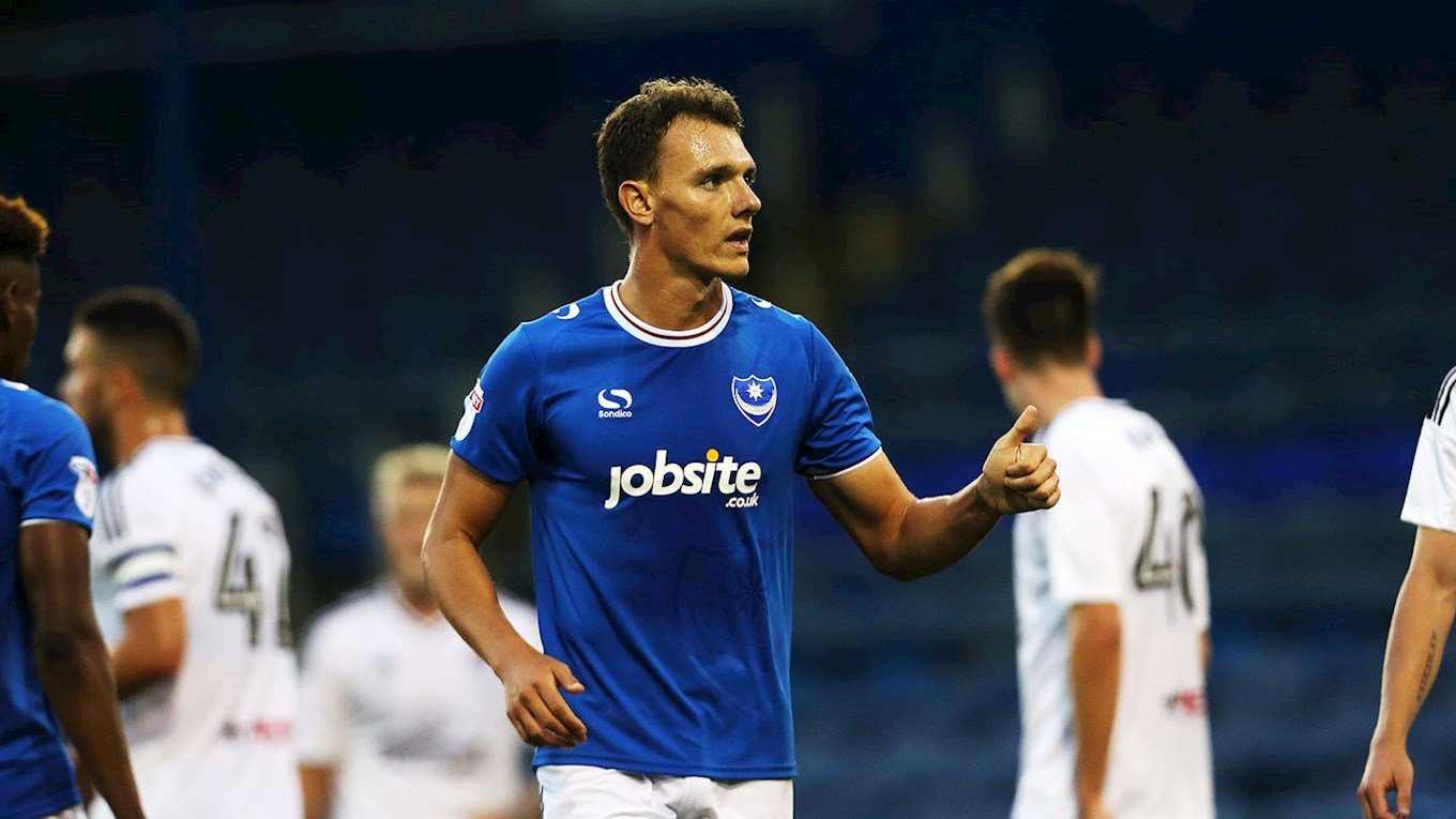 Kal Naismith in action for Pompey