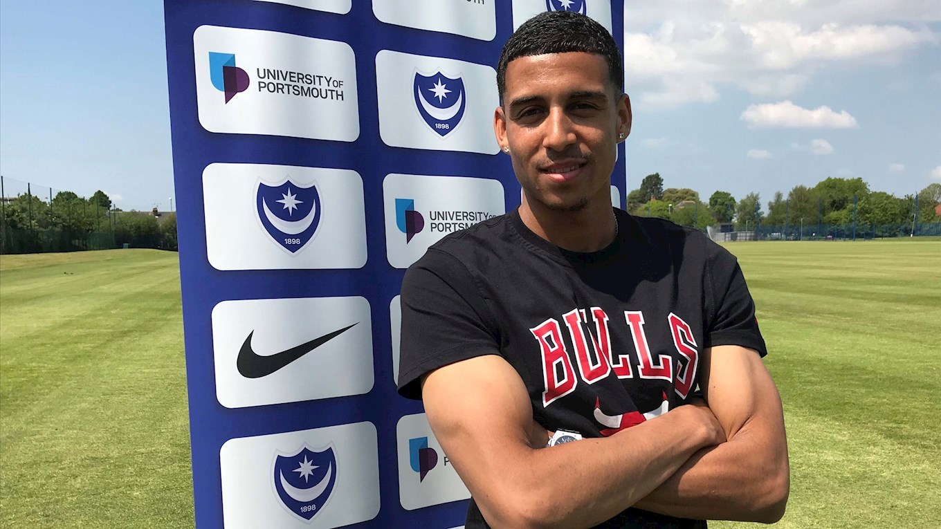 Louis Dennis signs for Pompey