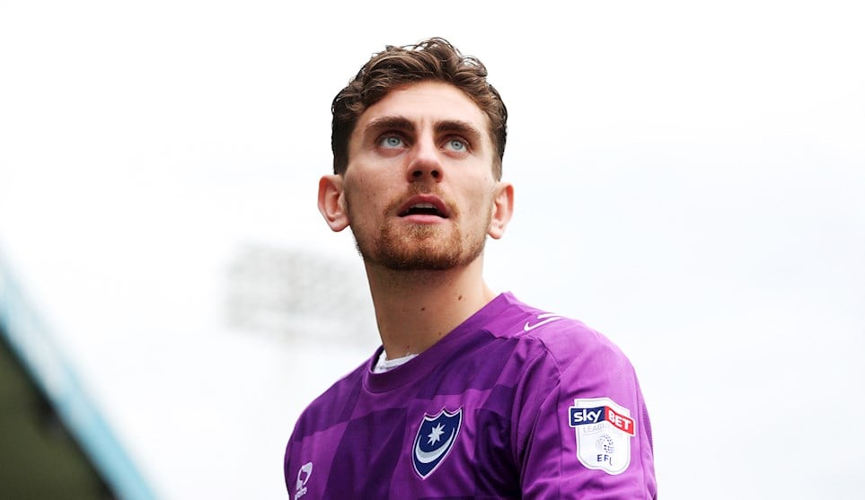Pompey goalkeeper Luke McGee