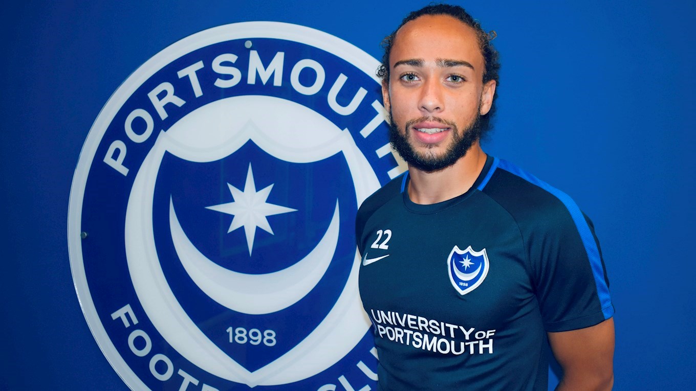 Marcus Harness signs for Pompey