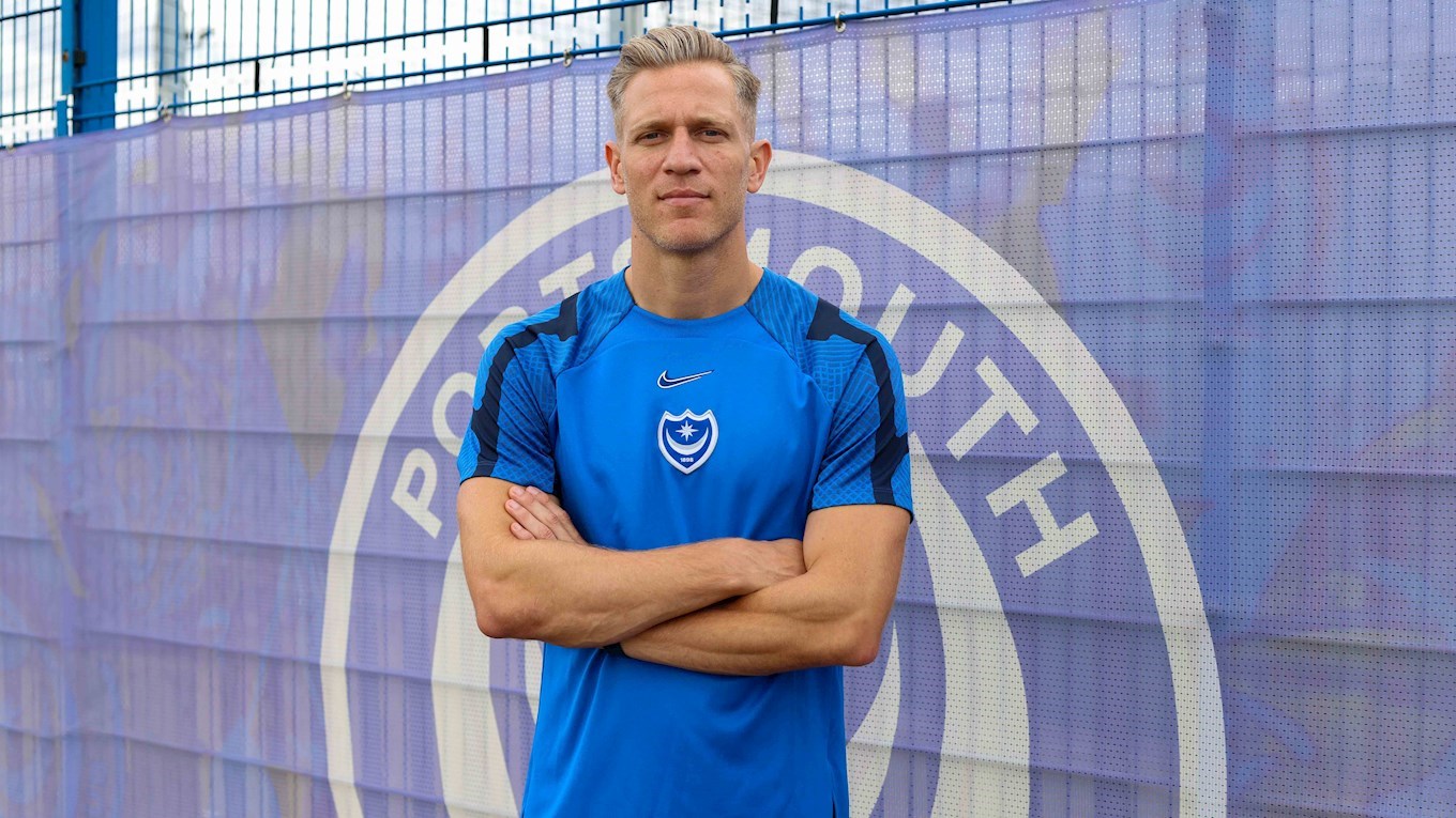 Michael Morrison signs for Pompey