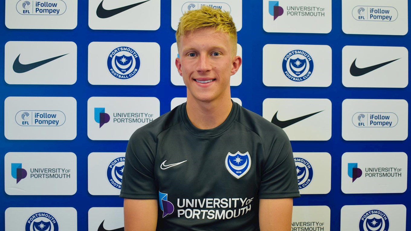 Ross McCrorie signs for Pompey