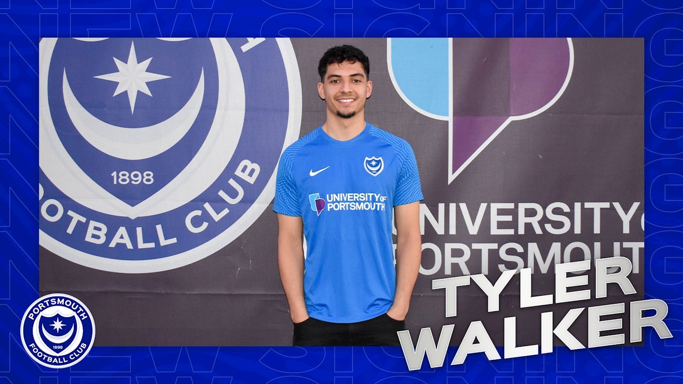 Tyler Walker signs for Pompey