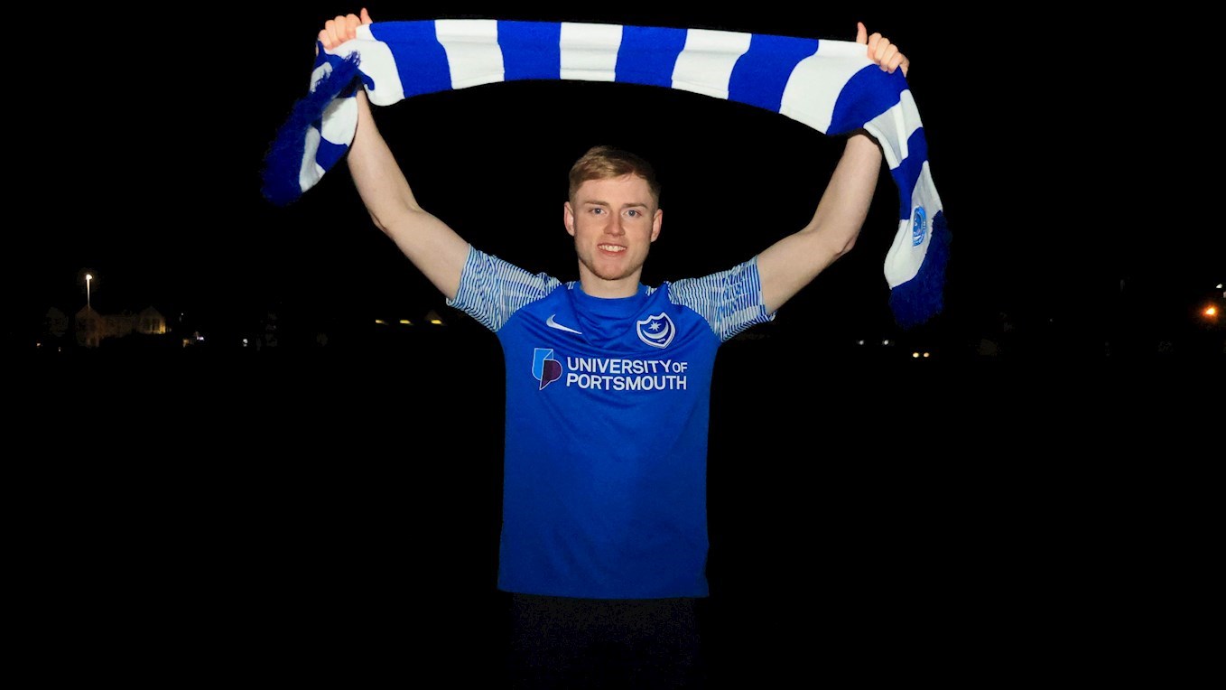 Paddy Lane signs for Pompey