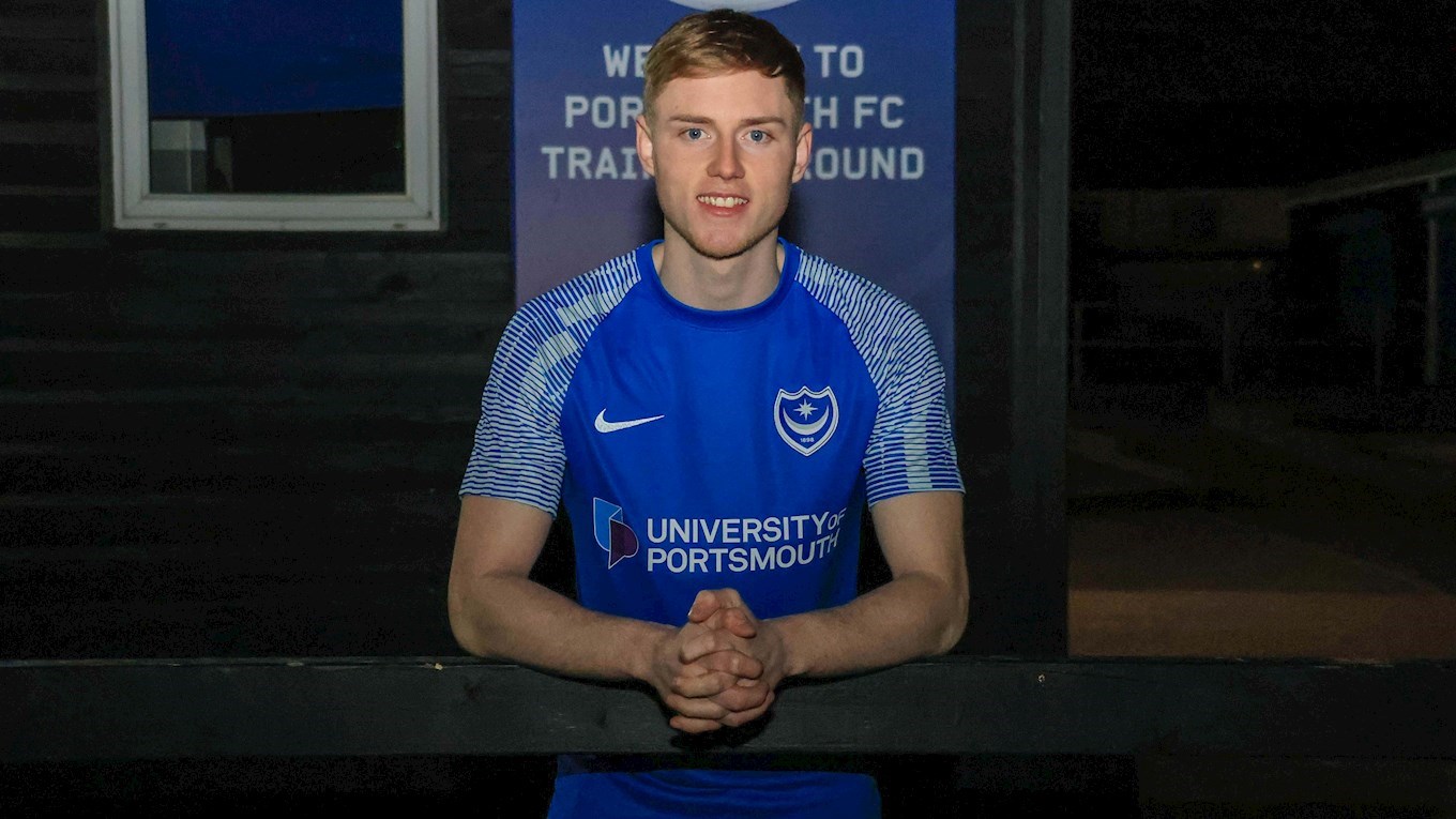 Paddy Lane signs for Pompey