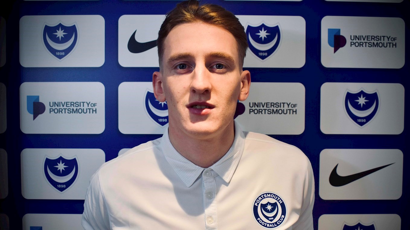 Ronan Curtis signs a new Pompey contract