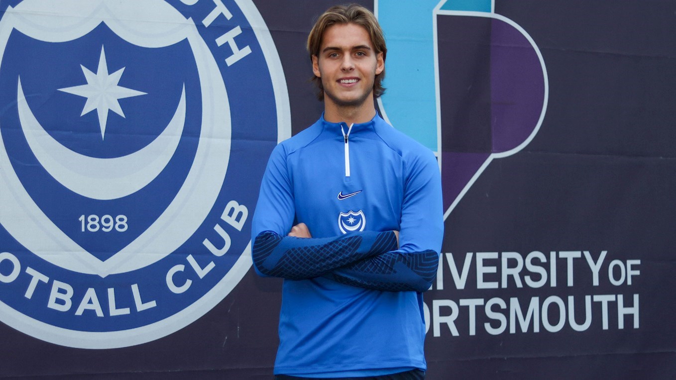 Ryley Towler signs for Pompey