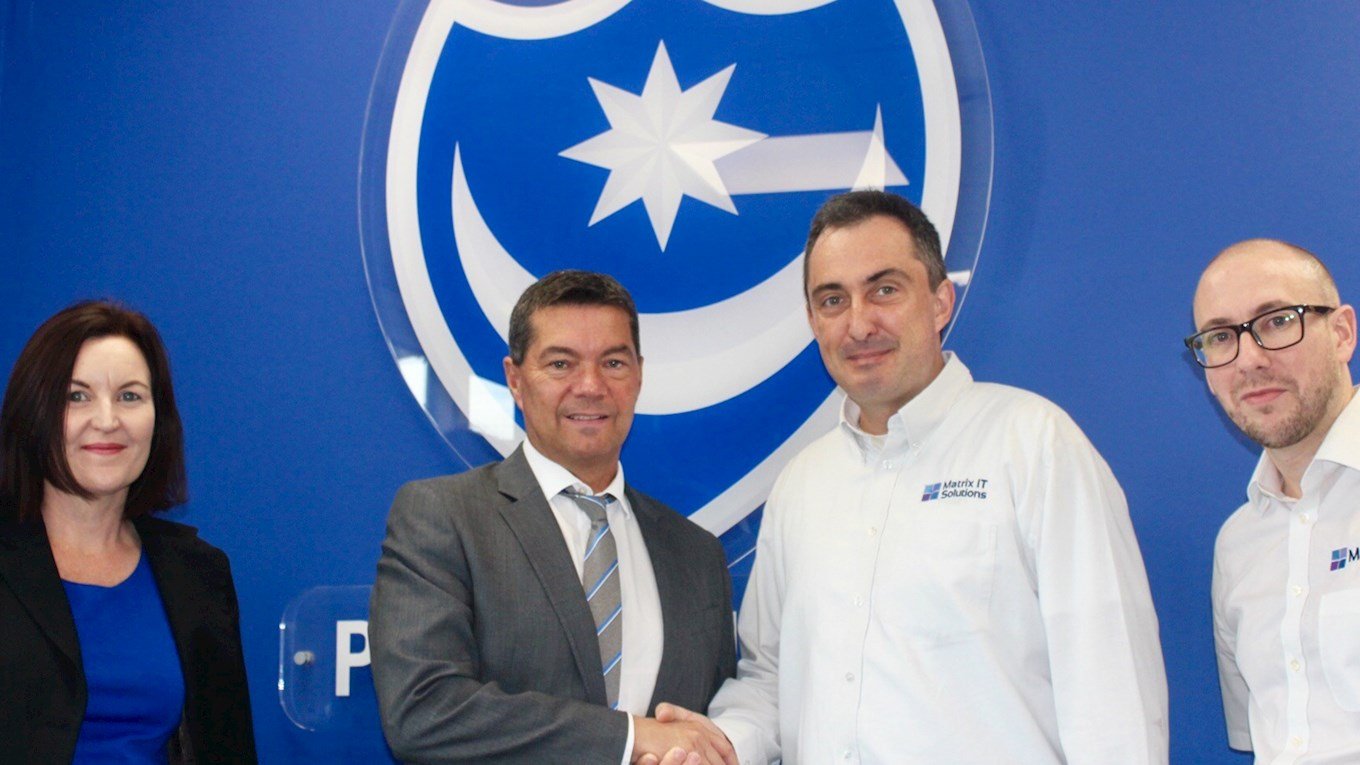 Pompey agree new partnership deal with Matrix IT
