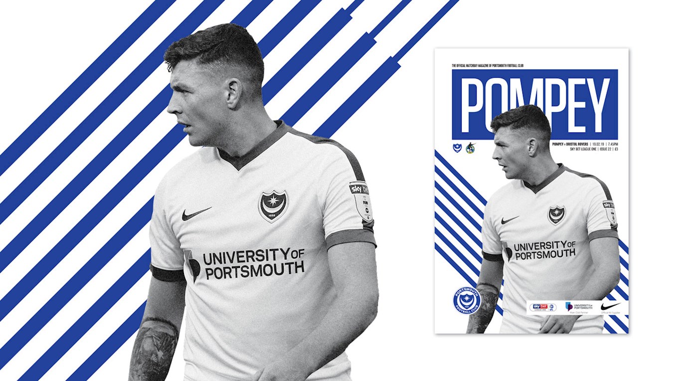 Pompey v Bristol Rovers programme