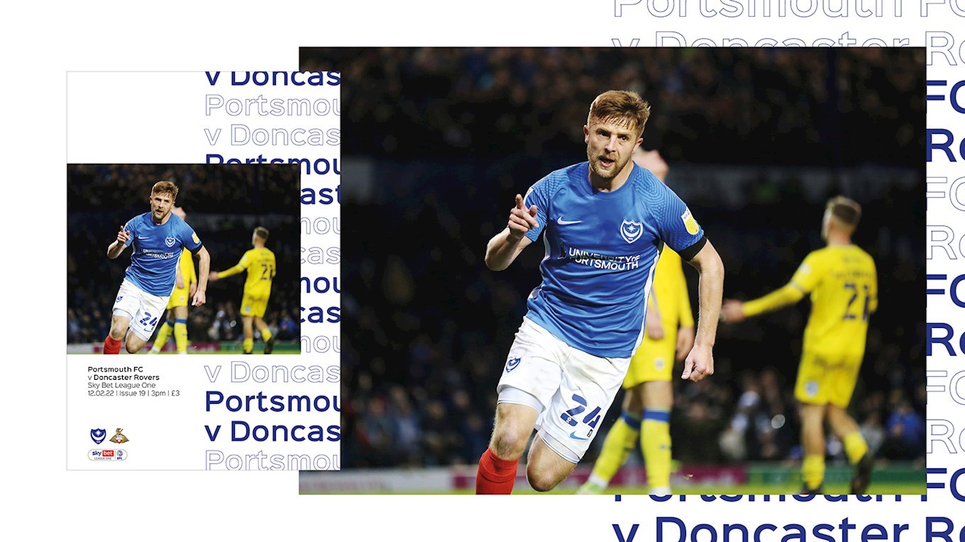 Pompey v Doncaster Rovers programme