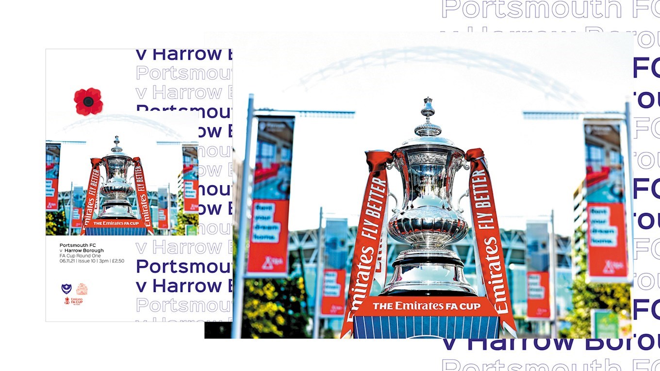 Pompey v Harrow Borough programme
