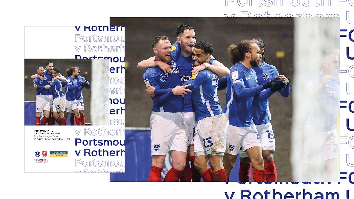 Pompey v Rotherham United programme