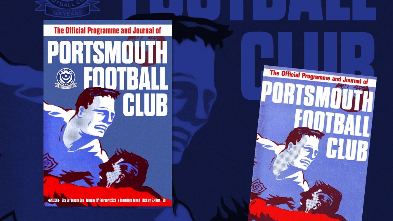 Pompey v Cambridge United programme